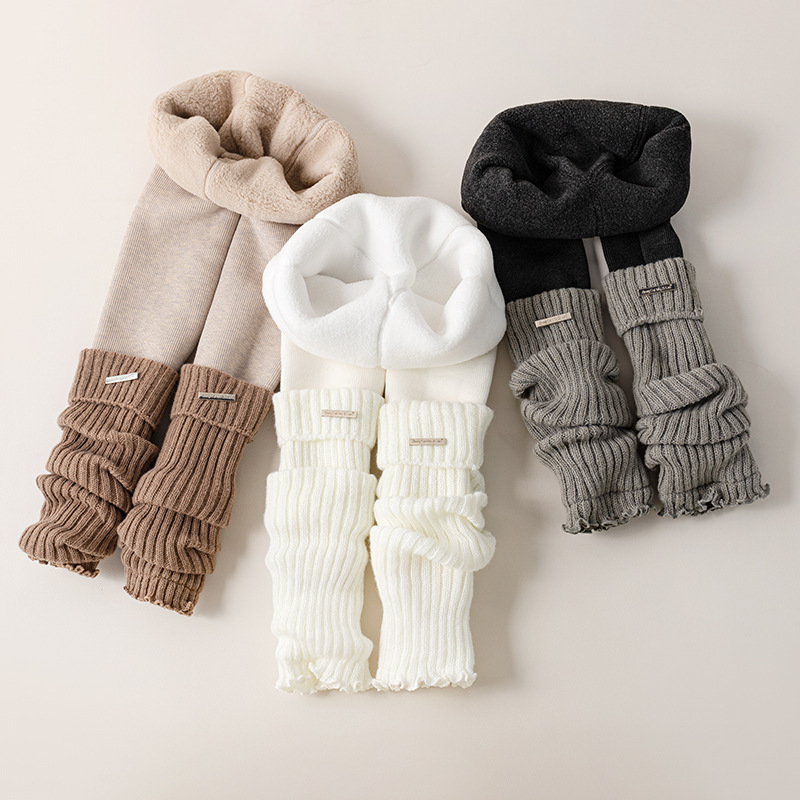 Kids Thermal Thickened Legging - Boot Sock Slouchy ulasan dan harga
