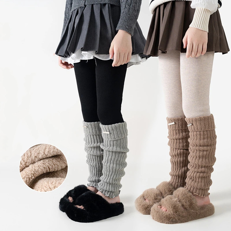 Kids Thermal Thickened Legging - Boot Sock Slouchy ulasan dan harga