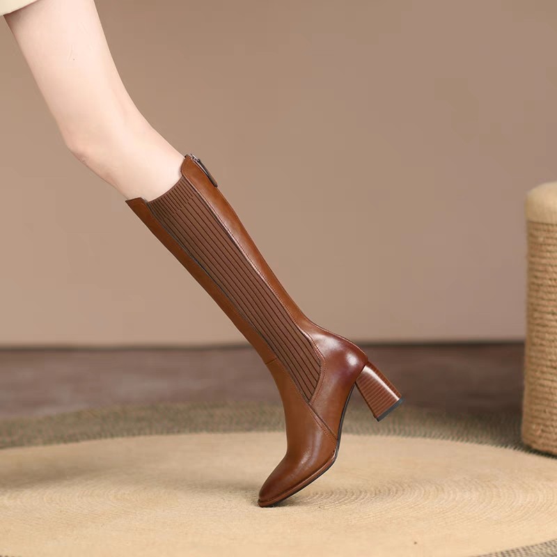 Knee Thigh High Sock Boots Wom - Knee High Sock Women ulasan dan harga