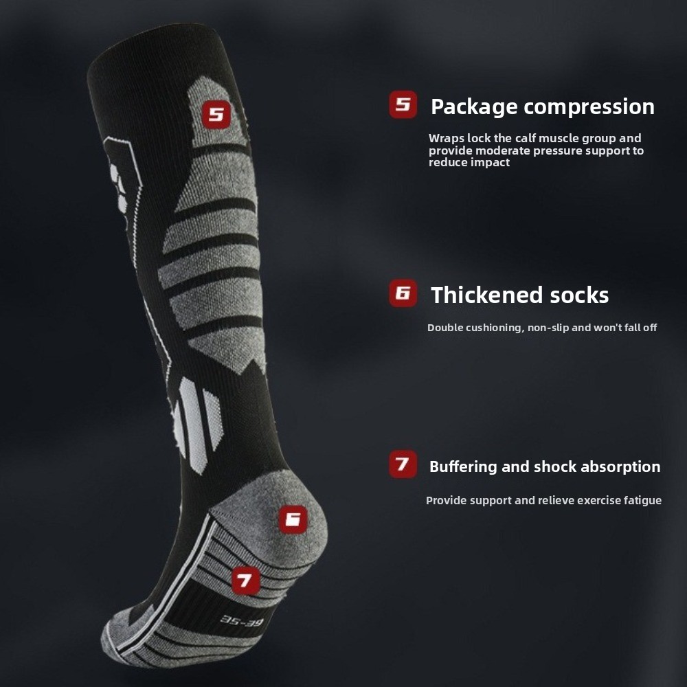 New Thickened Ski Socks Breath - Thermal Sock Winter ulasan dan harga