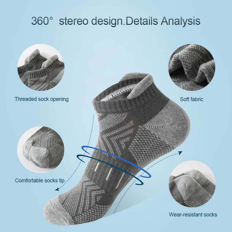 6/12 Pairs Cushioned Athletic  - Athletic Sock Cushion ulasan dan harga