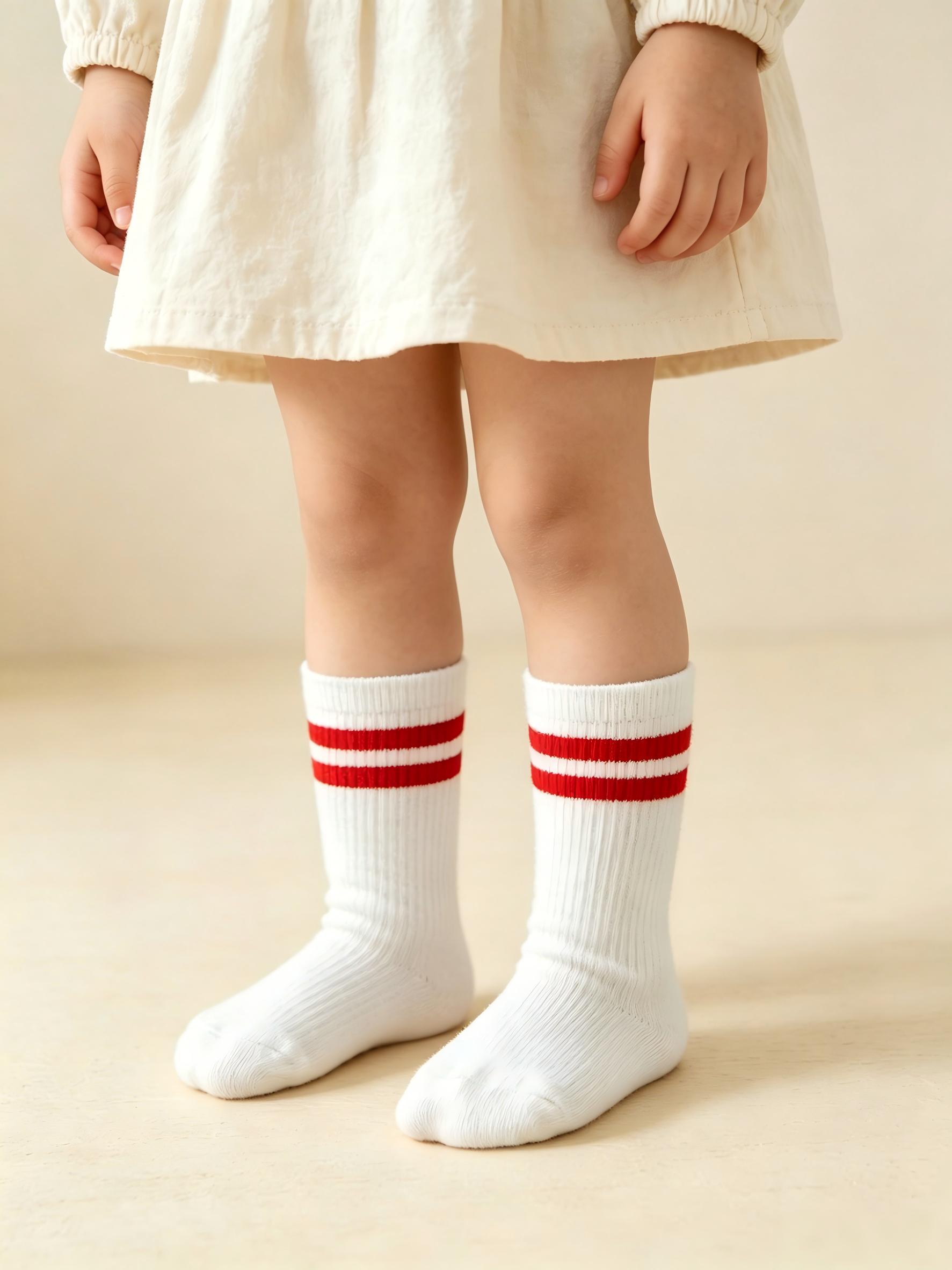 4-Pack Baby Toddler Striped Cr - Cotton Crew Sock Pack ulasan dan harga