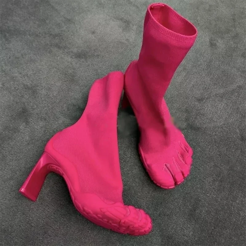 Five Finger Toe Fashion Novel  - Toe Sock Split ulasan dan harga