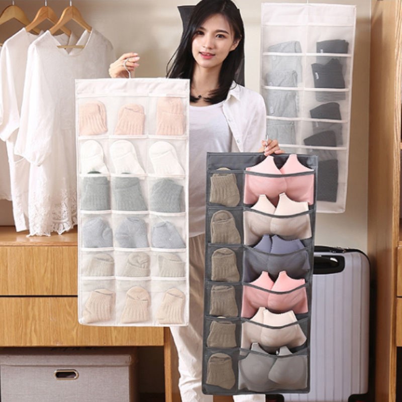 Wall Hanging Fabric Underwear  - Sock Organizer Tray ulasan dan harga