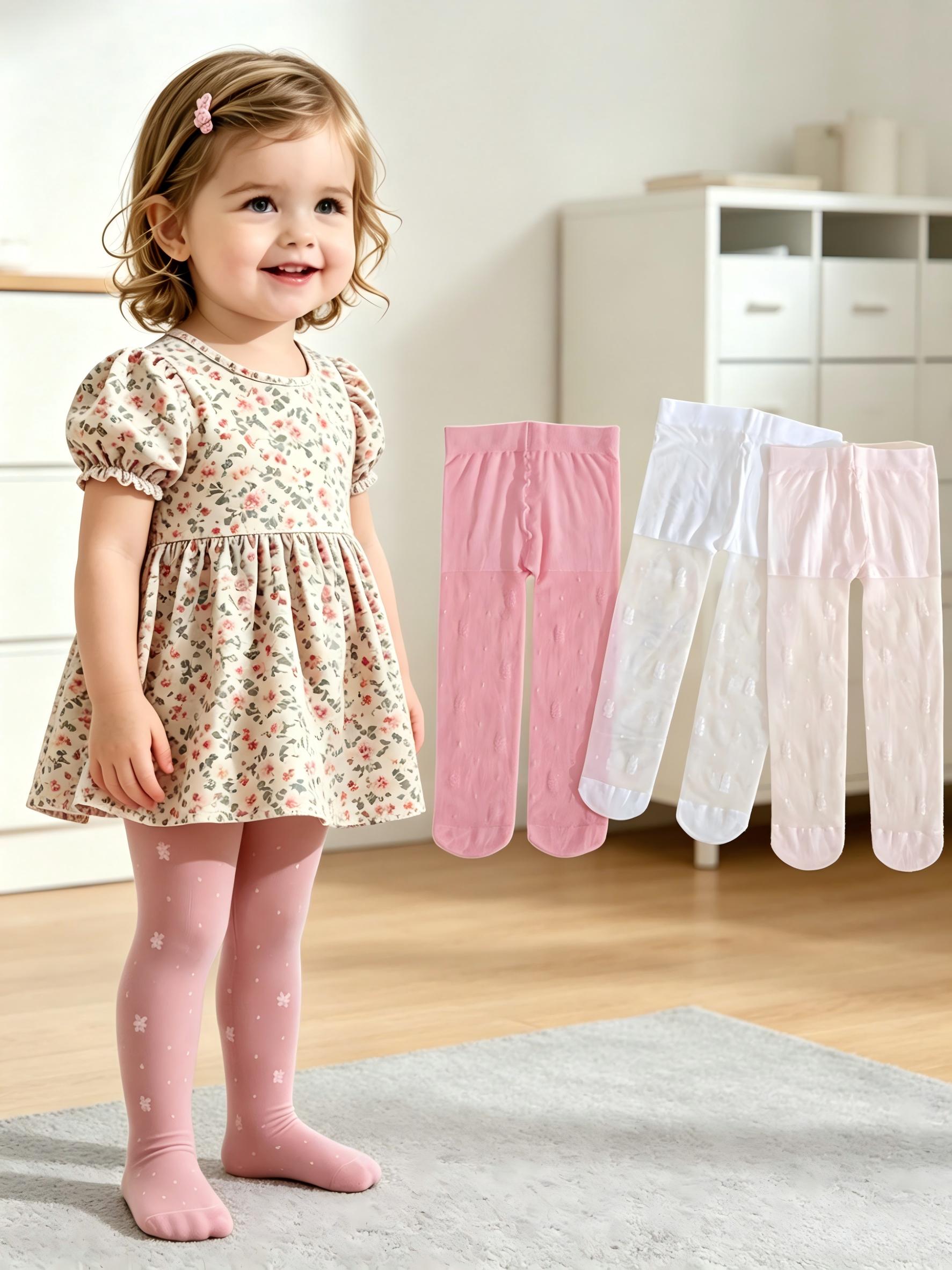 3Pack Toddler Girls Floral Pri - Tights Pantyhose Sheer ulasan dan harga