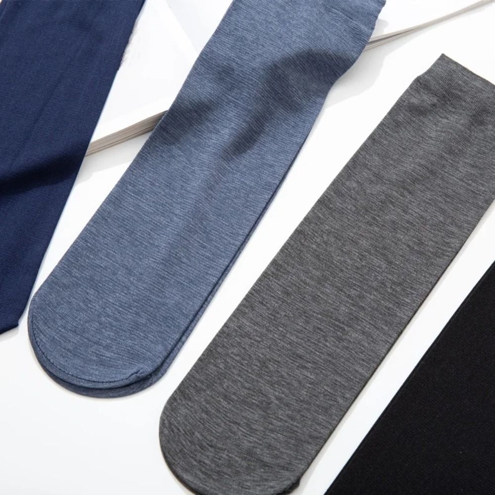 10Pairs Fashion Breathable Men - Silk Sock Bamboo ulasan dan harga