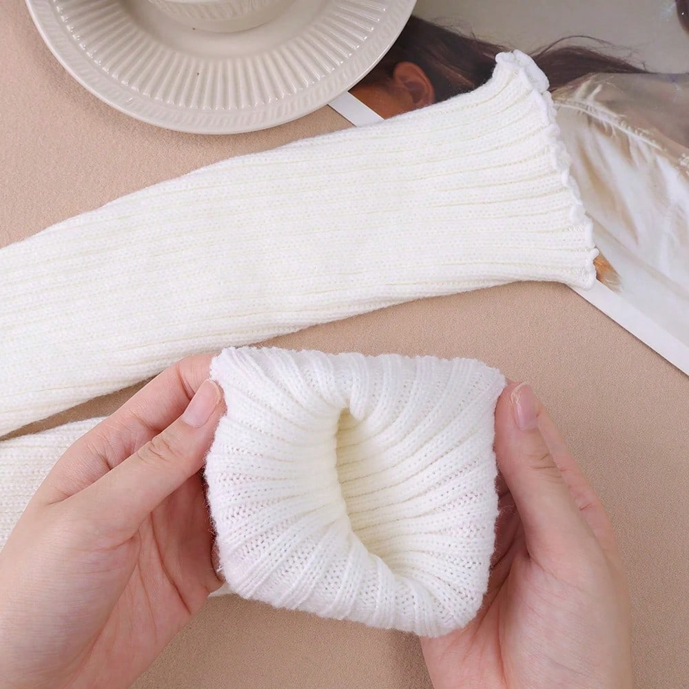 2pcs 70cm Extended Leg Warmers - Boot Sock Slouchy ulasan dan harga