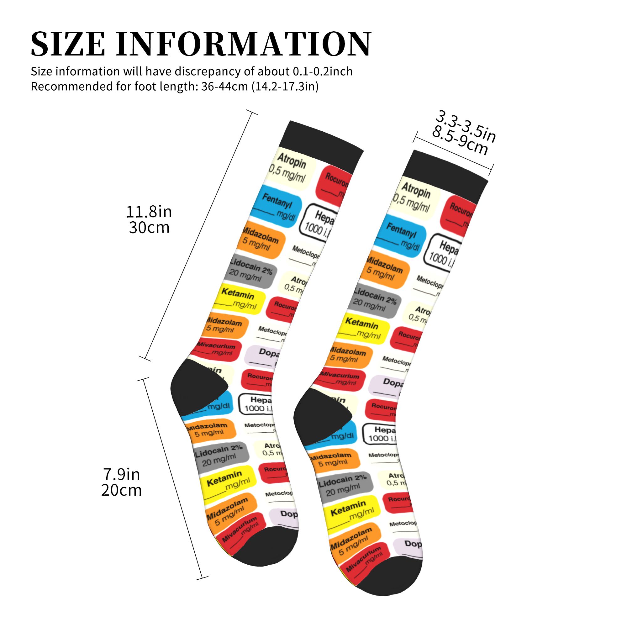 Anesthesia Medication Labels M - Compression Sock Medical ulasan dan harga