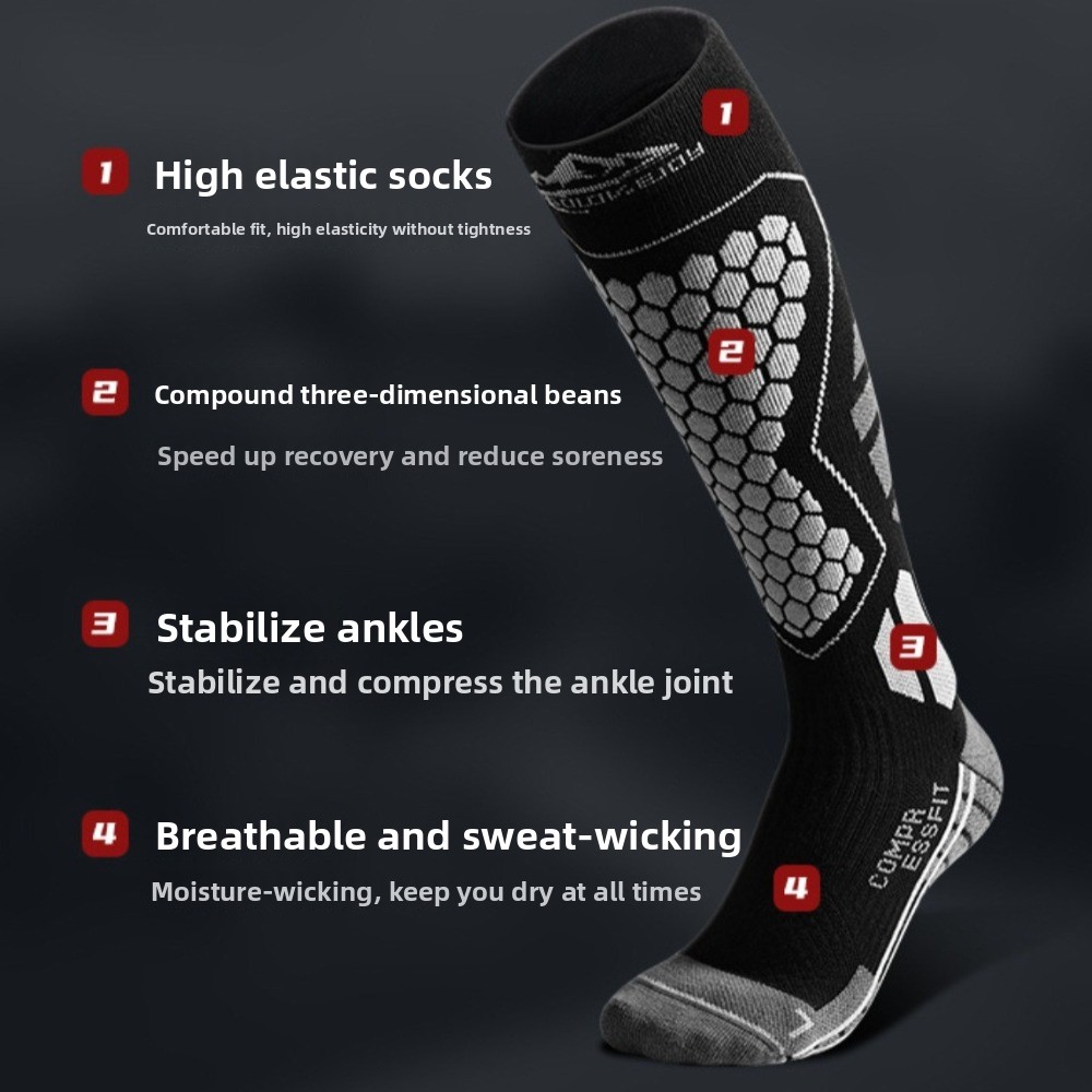 New Thickened Ski Socks Breath - Thermal Sock Winter ulasan dan harga