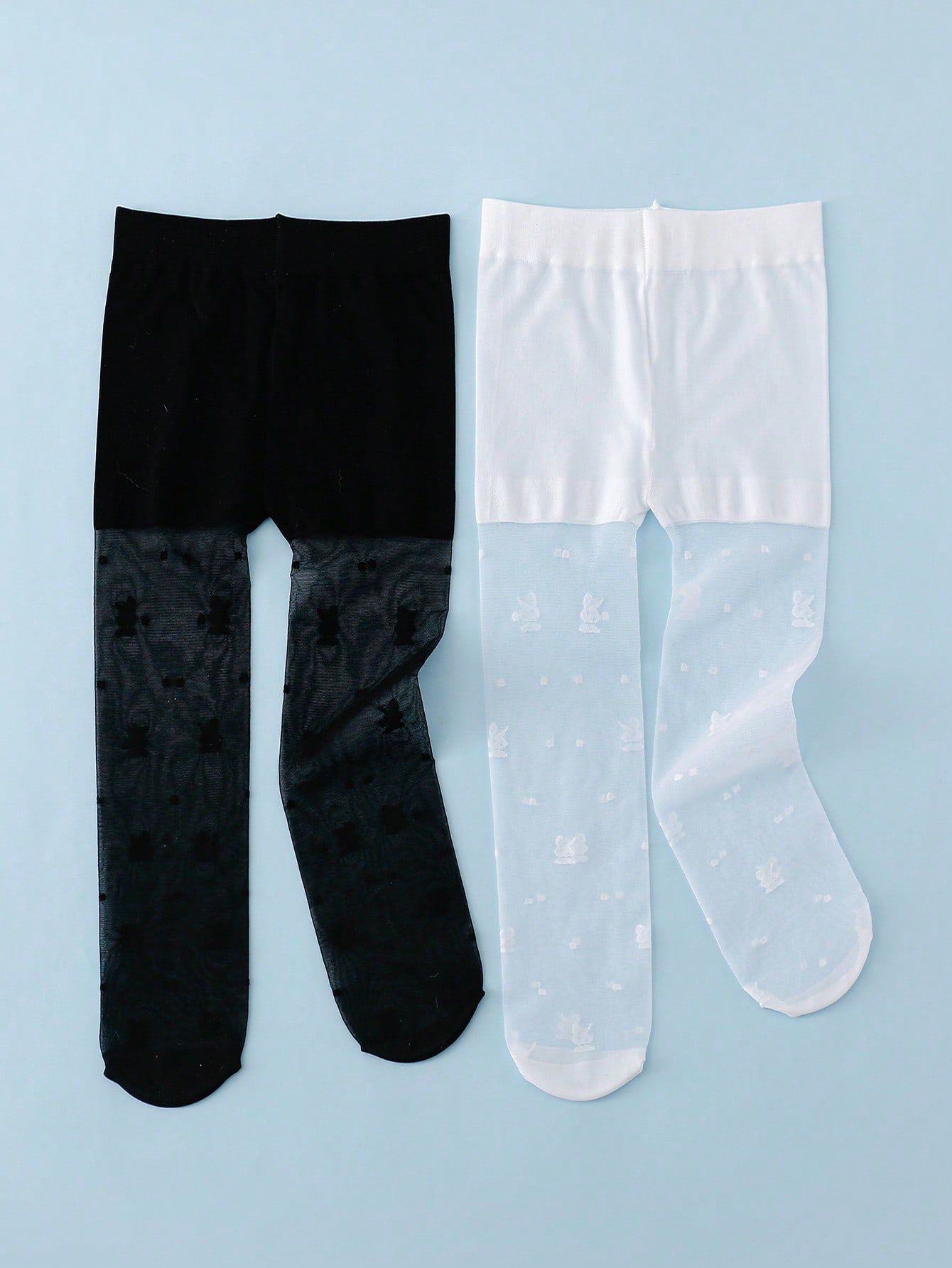 3Pack Toddler Girl Rabbit Prin - Tights Pantyhose Sheer ulasan dan harga