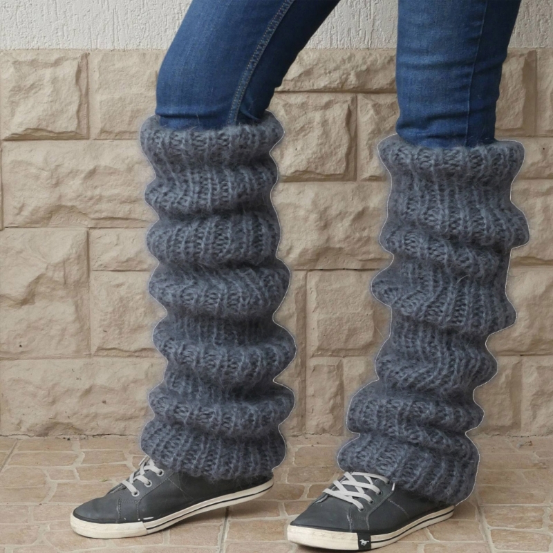 Women Winter Chunky Crochet Kn - Boot Sock Slouchy ulasan dan harga