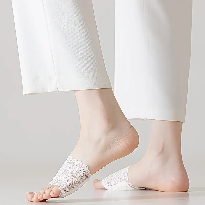 1-10Pairs Women Lace Loafer So - Invisibility Sock Loafer ulasan dan harga