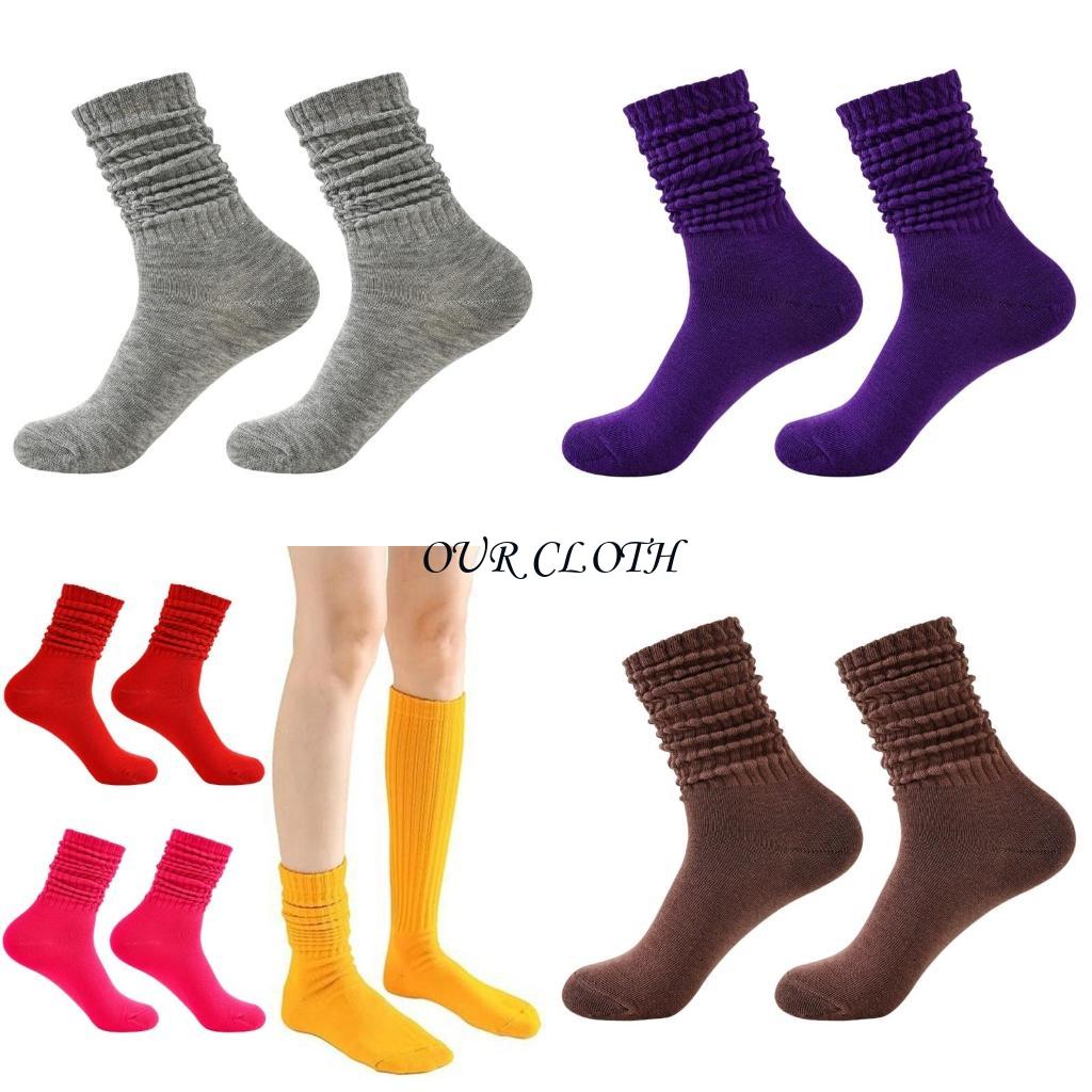 Slouch Socks for Women Stacked - Boot Sock Slouchy ulasan dan harga