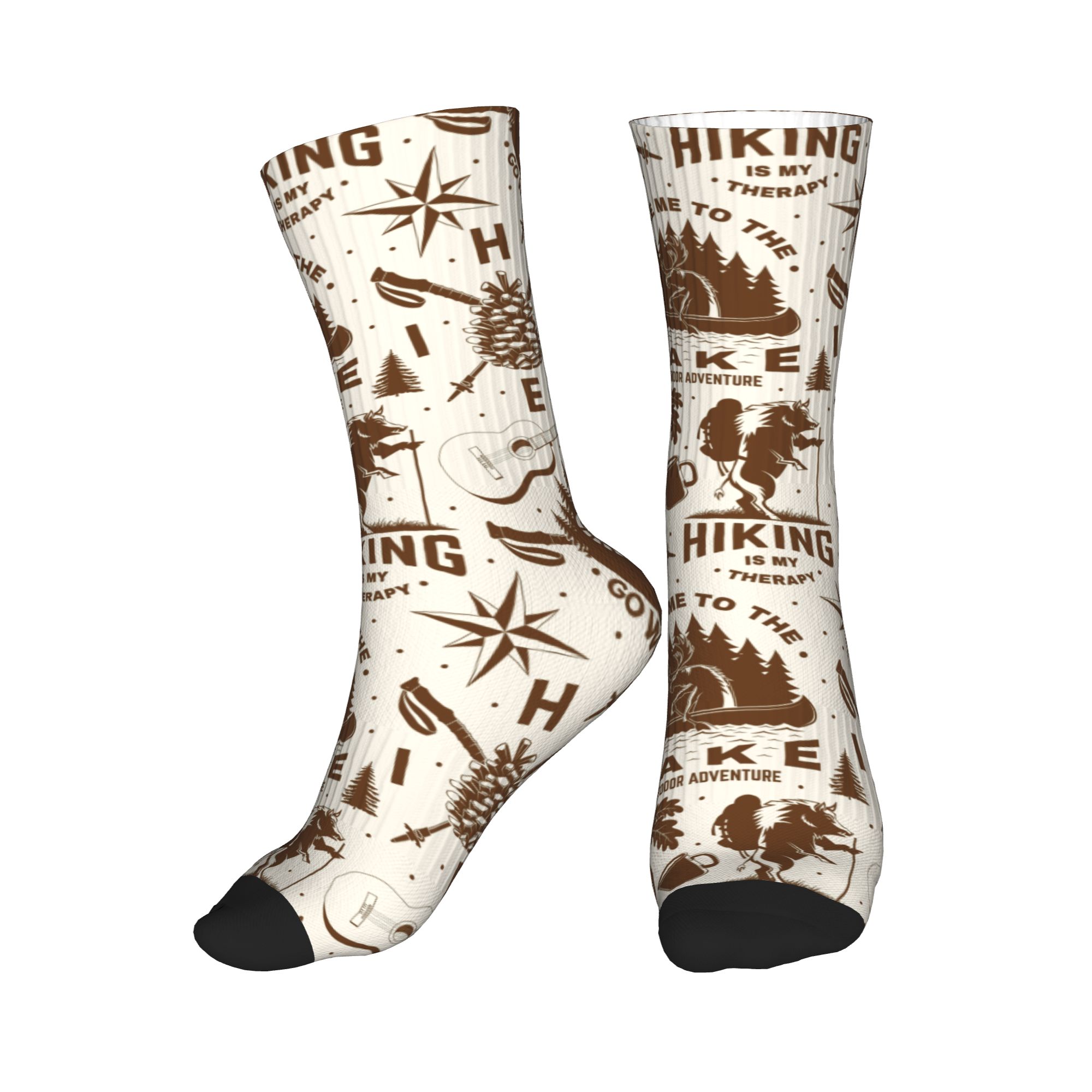Novelty Mens Vintage Lake Hike - Dress Sock Men ulasan dan harga