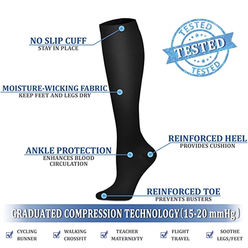 S-XXL Compression Socks Men Wo - Compression Sock Medical ulasan dan harga
