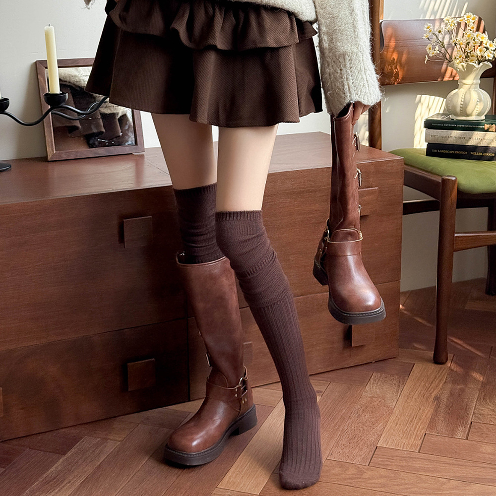 Warm Extra Long Over-the-Knee  - Boot Sock Slouchy ulasan dan harga