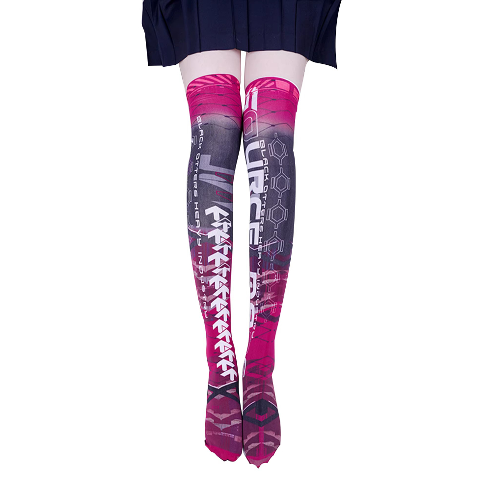 Anime Game Robot AI Mech Stock - Knee High Sock Women ulasan dan harga