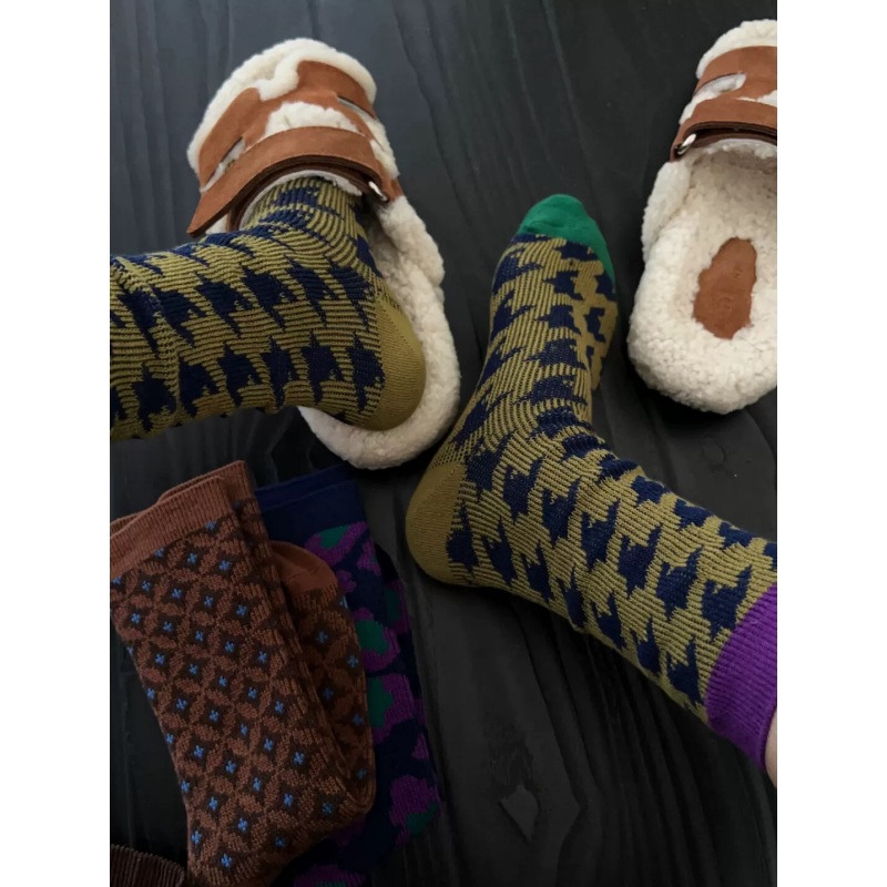 Women's Crew Socks Mid Calf So - Cotton Crew Sock Pack ulasan dan harga