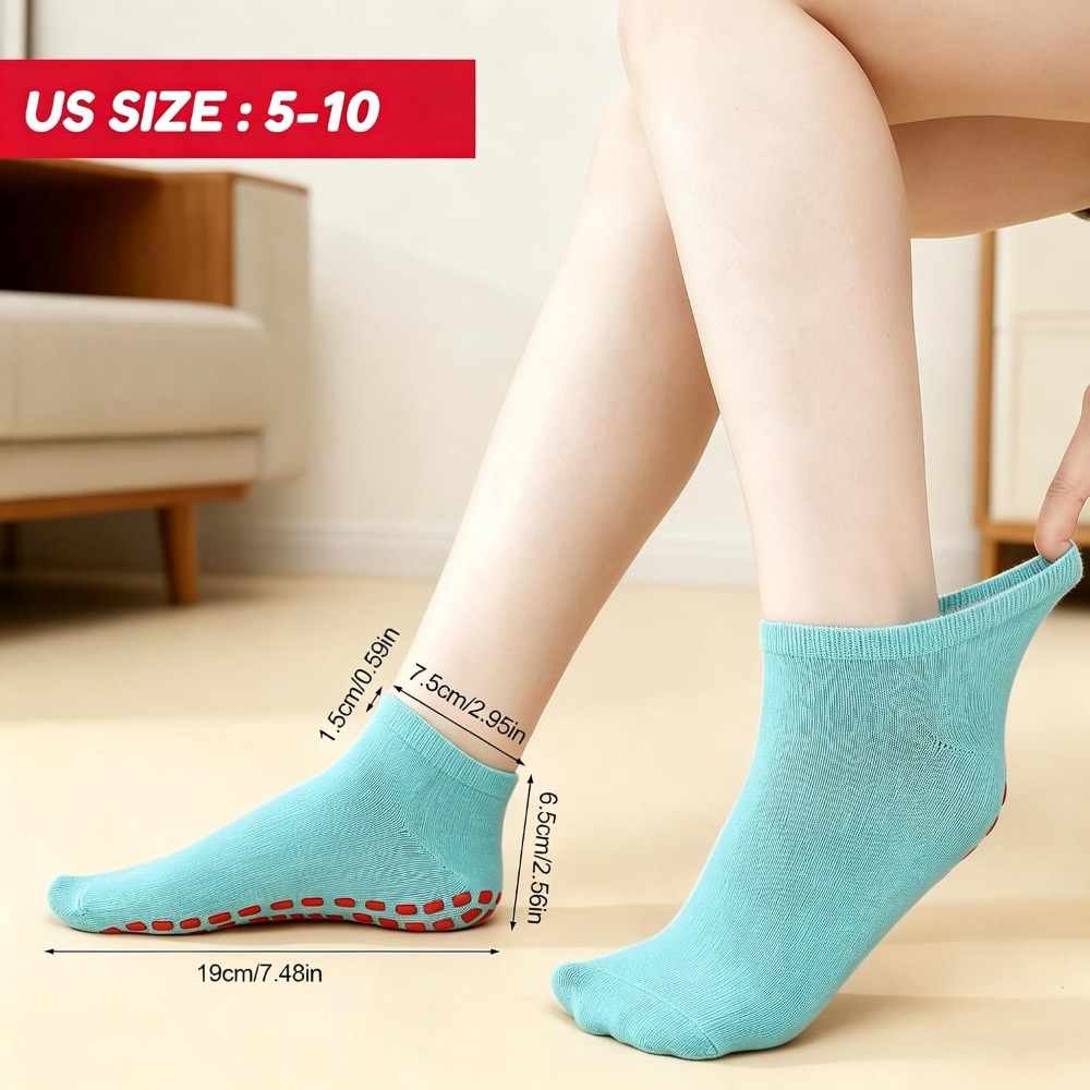 Non-Slip Yoga and Pilates Sock - Grip Sock Yoga ulasan dan harga