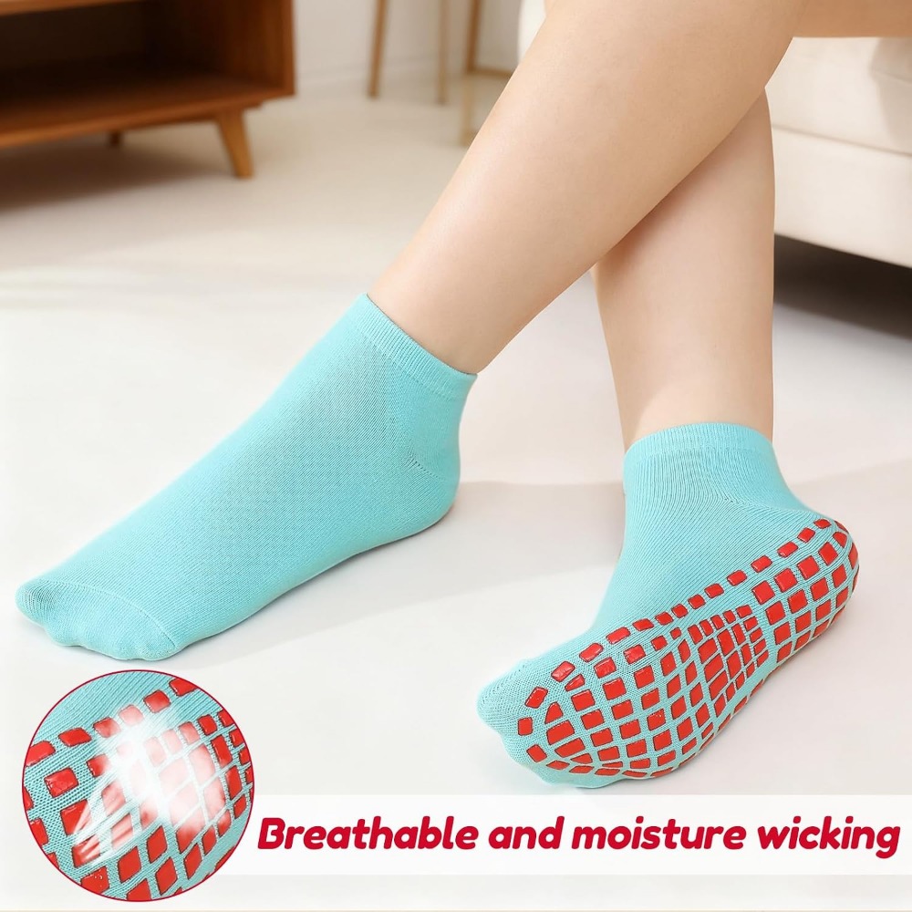 Non-Slip Yoga and Pilates Sock - Grip Sock Yoga ulasan dan harga