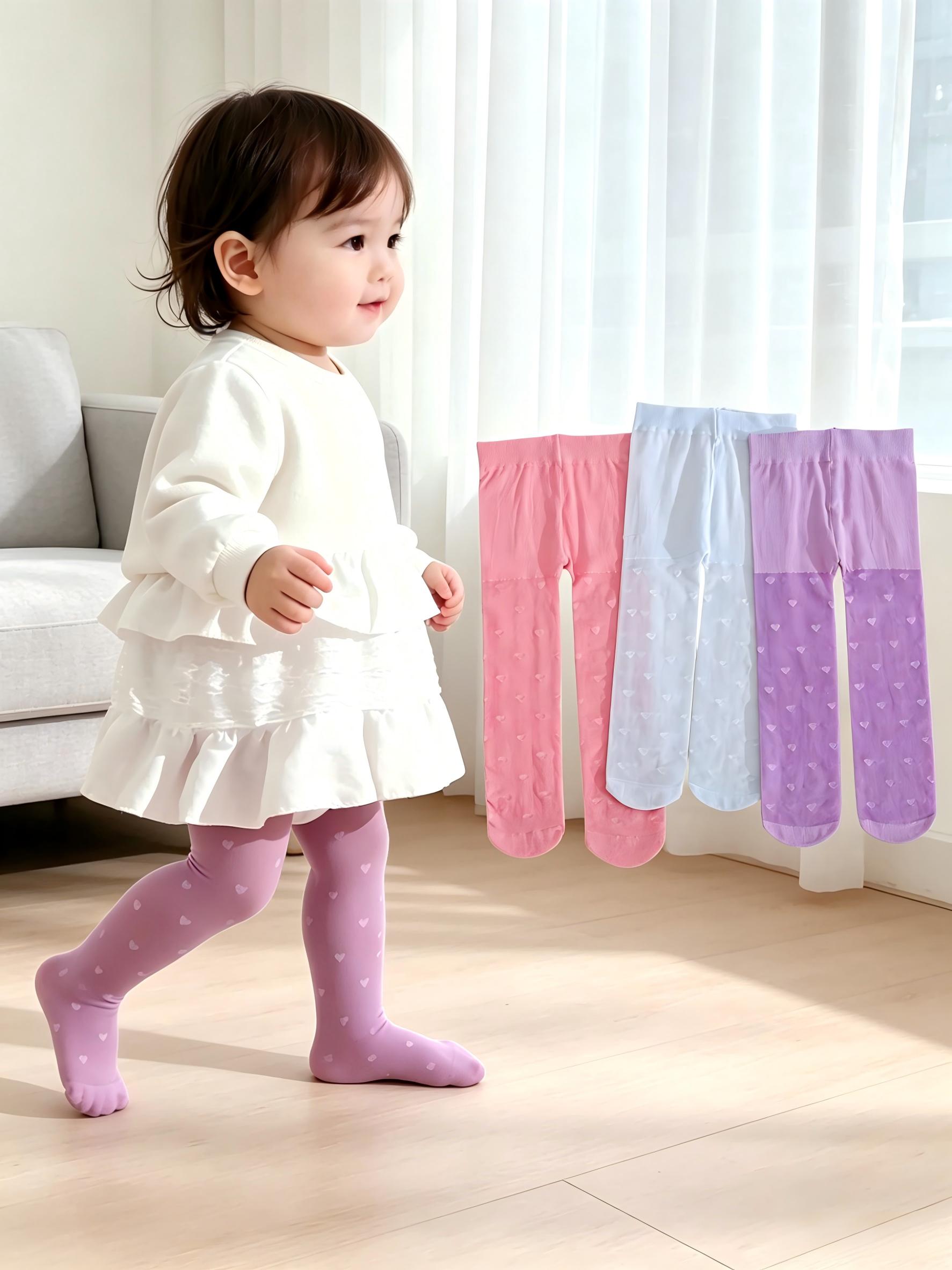 3 Pairs Toddler Girls Thin She - Tights Pantyhose Sheer ulasan dan harga