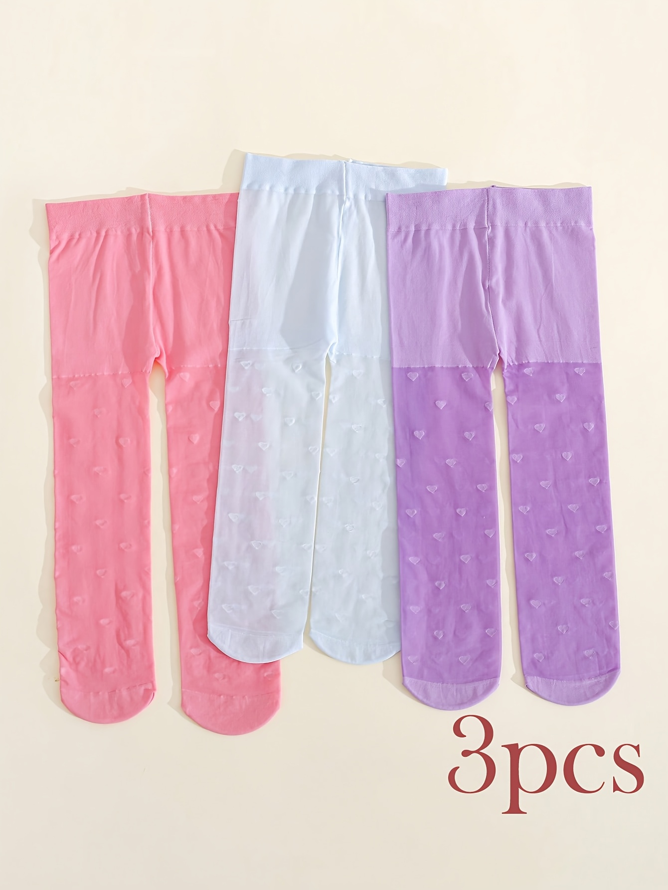3 Pairs Toddler Girls Thin She - Tights Pantyhose Sheer ulasan dan harga
