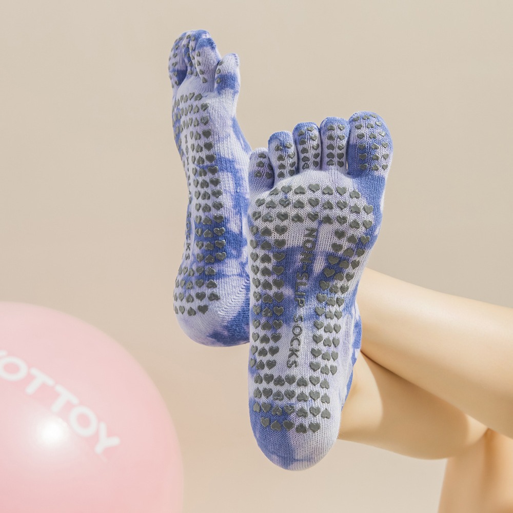 Women's Tie-Dye Five-Finger Gr - Grip Sock Yoga ulasan dan harga