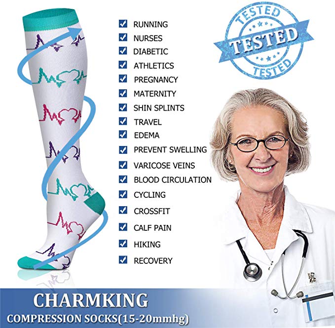S-XXL 3 Pairs Free Shipping Nu - Compression Sock Medical ulasan dan harga