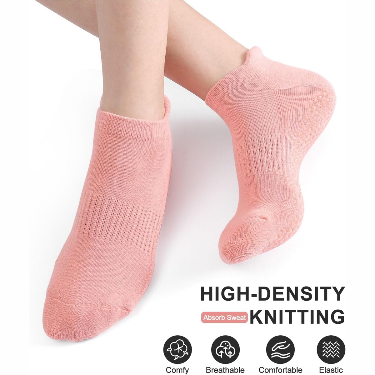 6 Pairs Yoga Socks for Women P - Grip Sock Yoga ulasan dan harga