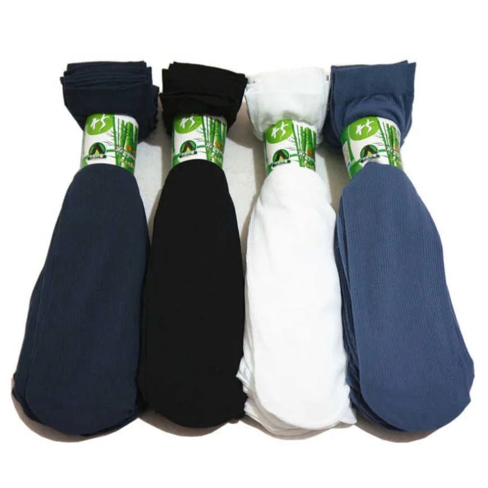 10pairs Casual Breathable Men  - Silk Sock Bamboo ulasan dan harga