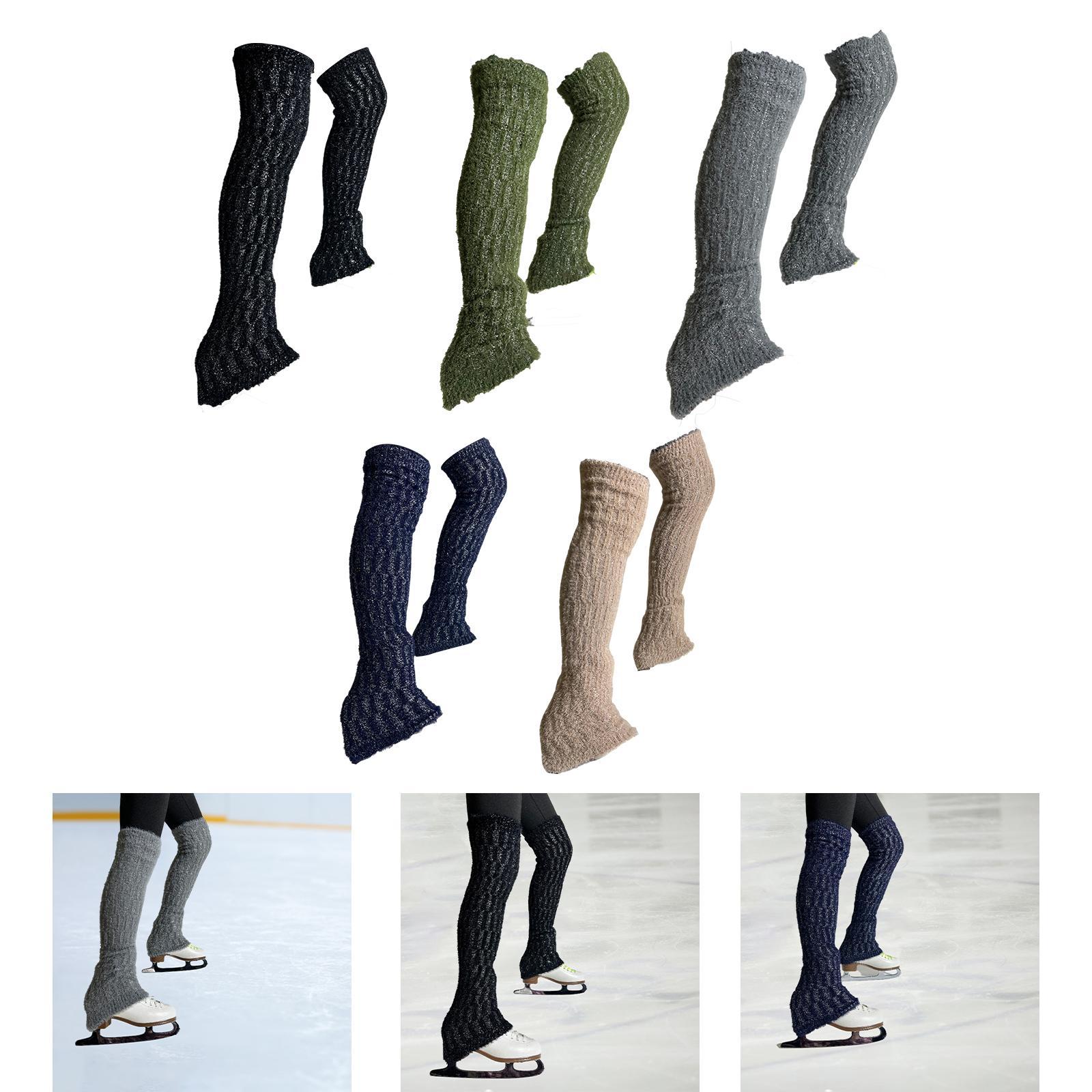 Ice Figure Skating Leg Warmers - Thermal Sock Winter ulasan dan harga