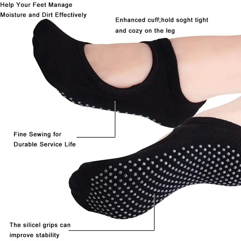 Backless Non-slip Fitness Yoga - No Show Sock Women ulasan dan harga