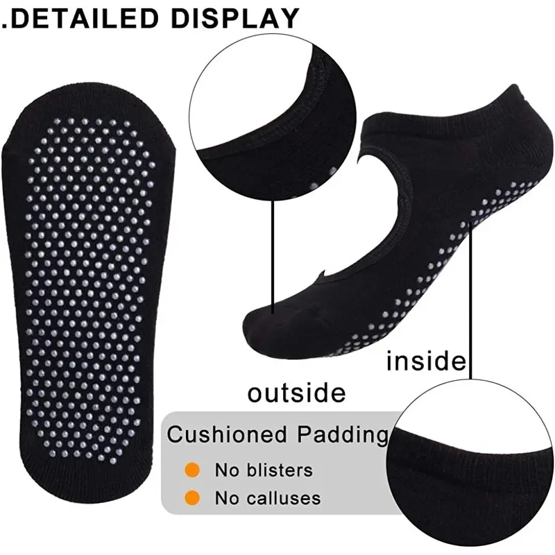 Backless Non-slip Fitness Yoga - No Show Sock Women ulasan dan harga