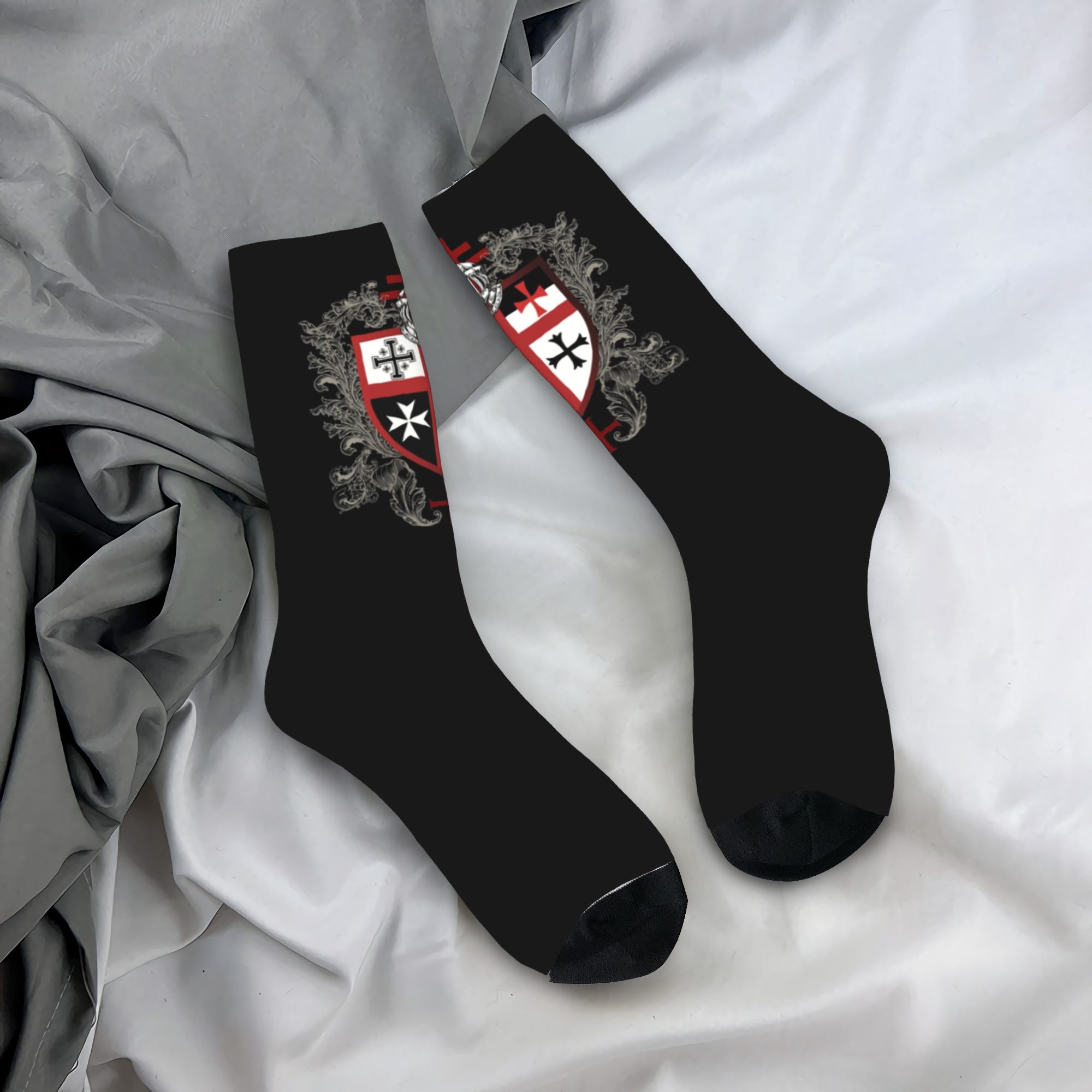 Custom Knights Templar Cross S - Dress Sock Men ulasan dan harga