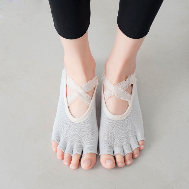 Five Finger Yoga Socks Lace Cr - Grip Sock Yoga ulasan dan harga