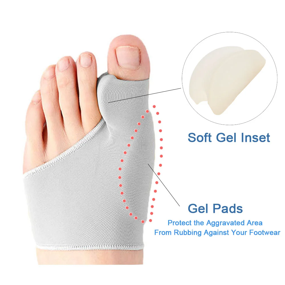 2Pcs Toe Separator Hallux Valg - Ankle Brace Sock ulasan dan harga